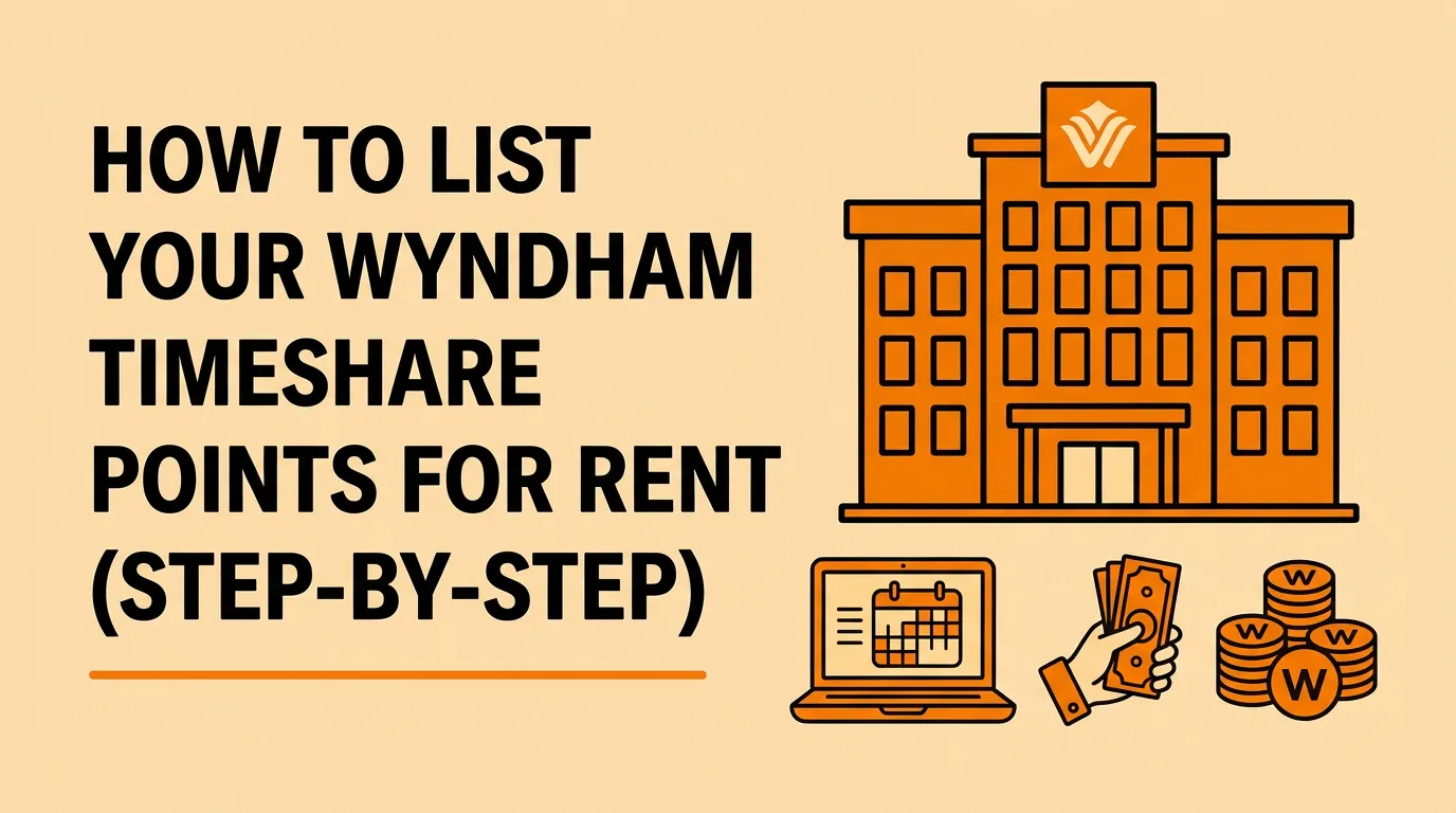 How to List Your Wyndham Timeshare Points for Rent (Step-by-Step)